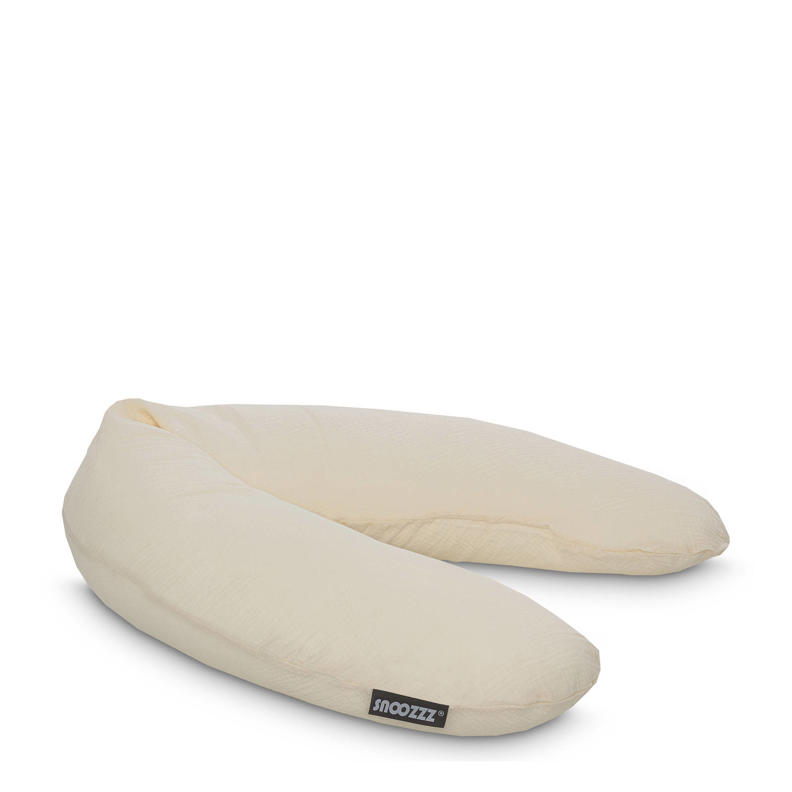 Snoozzz Voedingskussen Ergonomisch Premium kwaliteit - 185 cm - microparel vulling - luxe draagtas - afneembare hoes van Zachte teddy - Teddy Wit Grijs Snoozzz Voedingskussen Ergonomisch Premium kwaliteit - 185 cm - microparel vulling - luxe draagtas - afneembare hoes van Zachte teddy - Teddy Wit Grijs