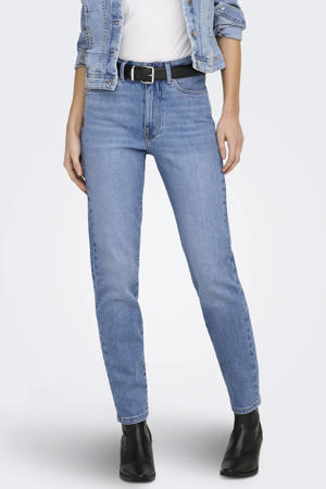 high waist cropped slim fit jeans ONLEMILY  medium blue denim
