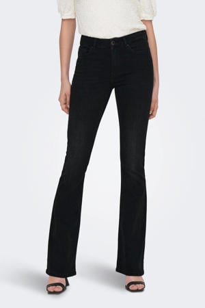 flared jeans ONLBLUSH washed black denim