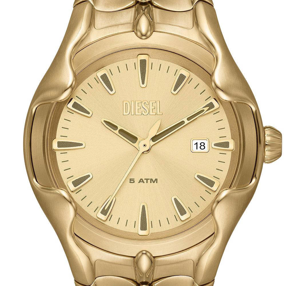 Gouden discount diesel horloge