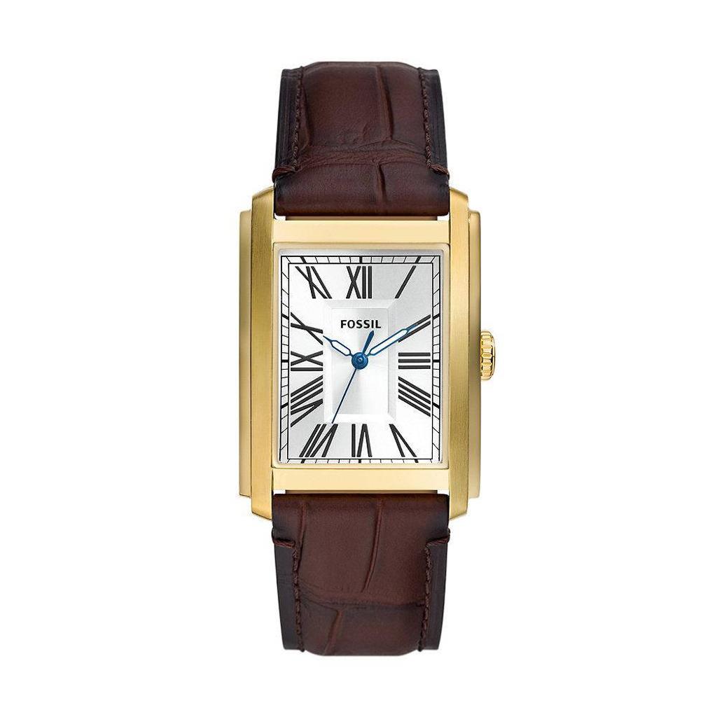 Fossil horloge FS6011 Carraway bruin & goudkleurig