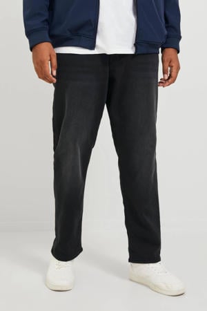 loose fit jeans JJIMIKE Plus Size black denim