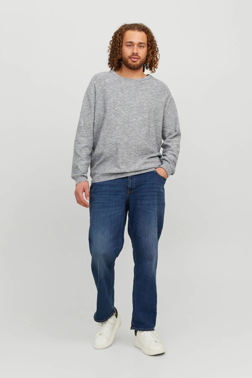 JACK & JONES PLUS SIZE loose fit jeans - blue denim