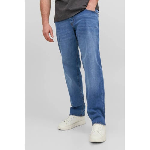 JACK & JONES PLUS SIZE loose fit jeans JJIMIKE Plus Size blue denim afbeelding