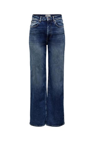 high waist wide leg jeans ONLJUICY medium blue denim