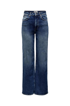 high waist wide leg jeans ONLJUICY medium blue denim