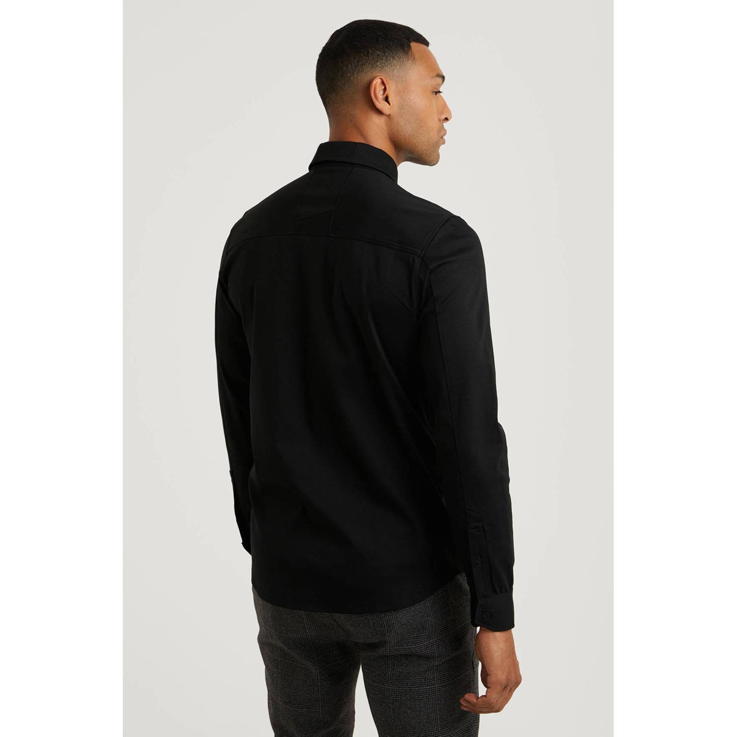 CHASIN' regular fit overhemd Archer L. Sol black