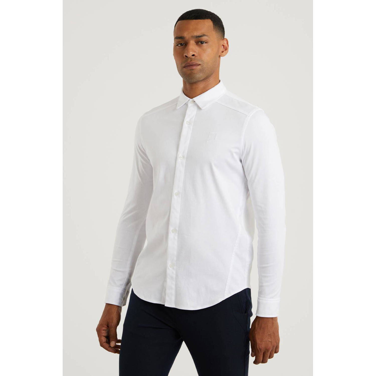 CHASIN' regular fit overhemd Archer L. Sol white