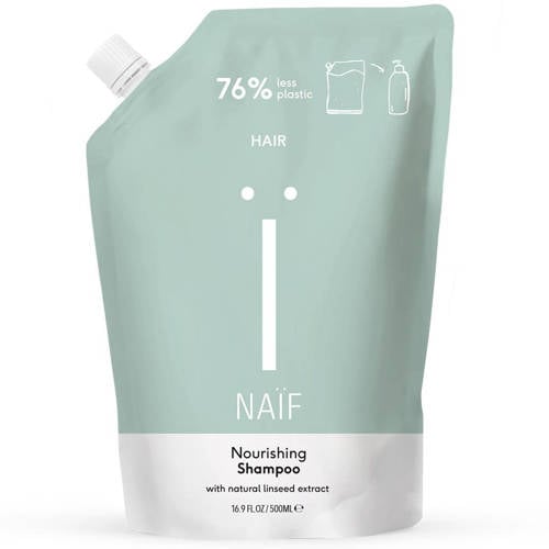 Wehkamp NAÏF verzorgende shampoo navulverpakking - 500 ml aanbieding
