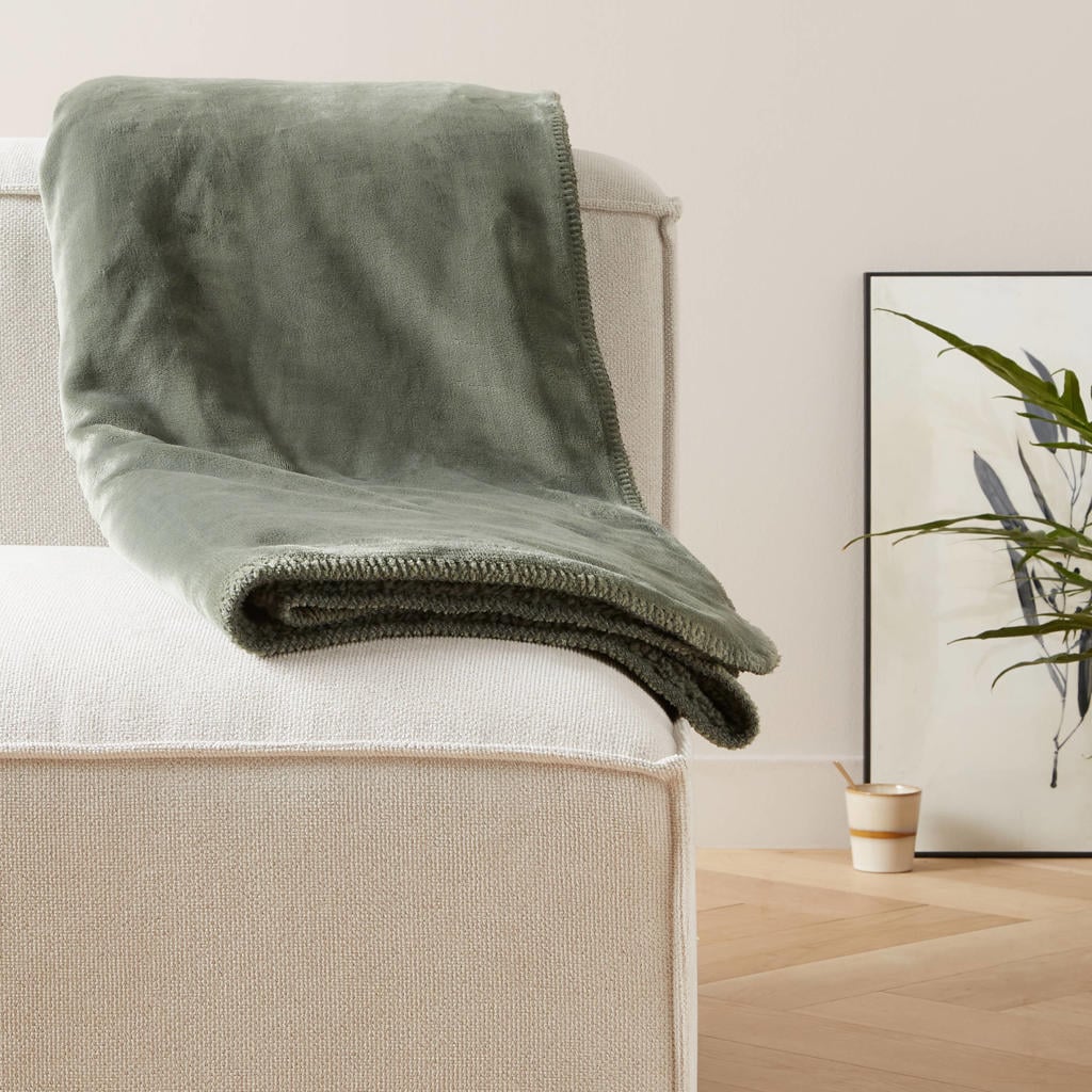 NOUS Living plaid Bidar 150x200 cm - groen