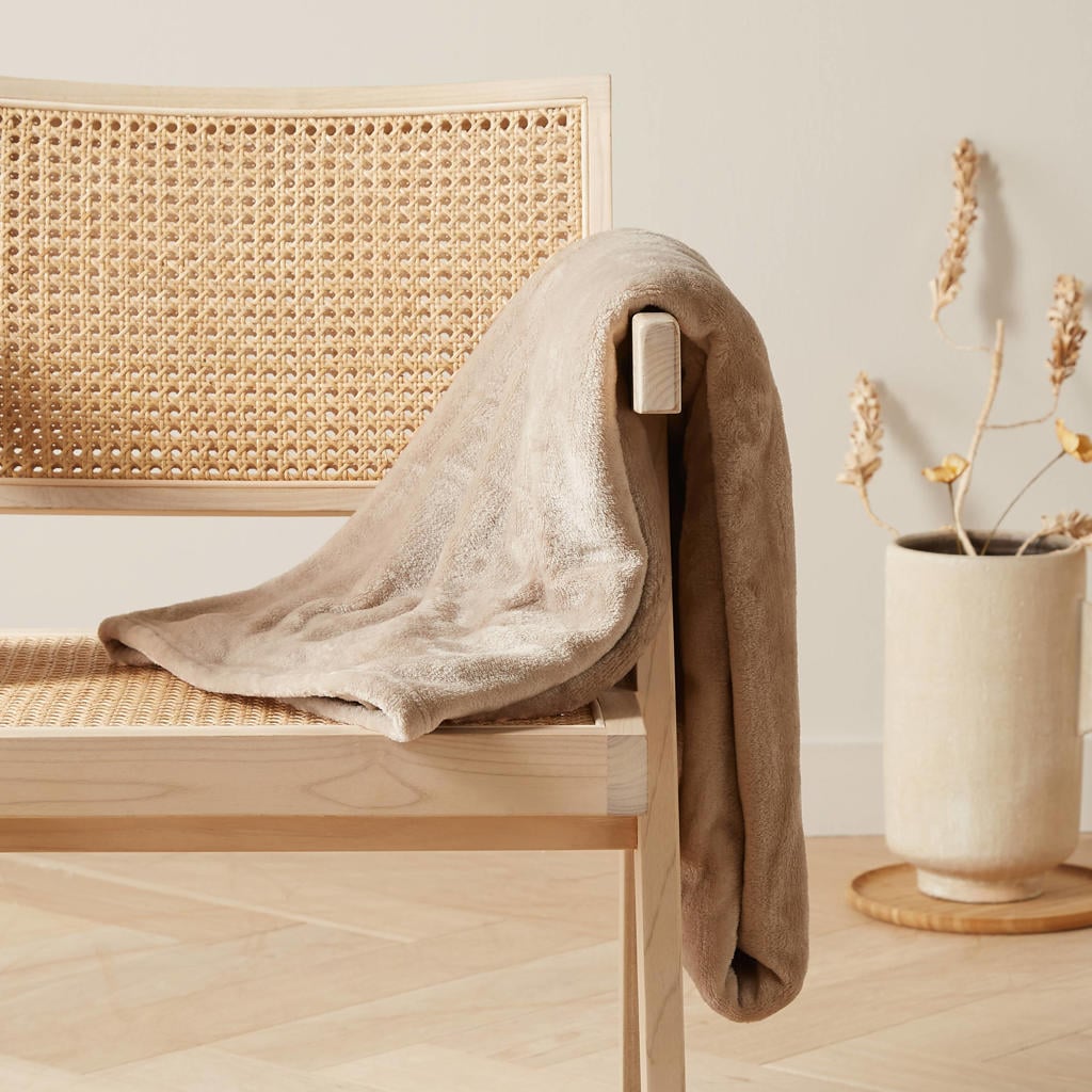 NOUS Living plaid Benxi 130x180 cm - zand