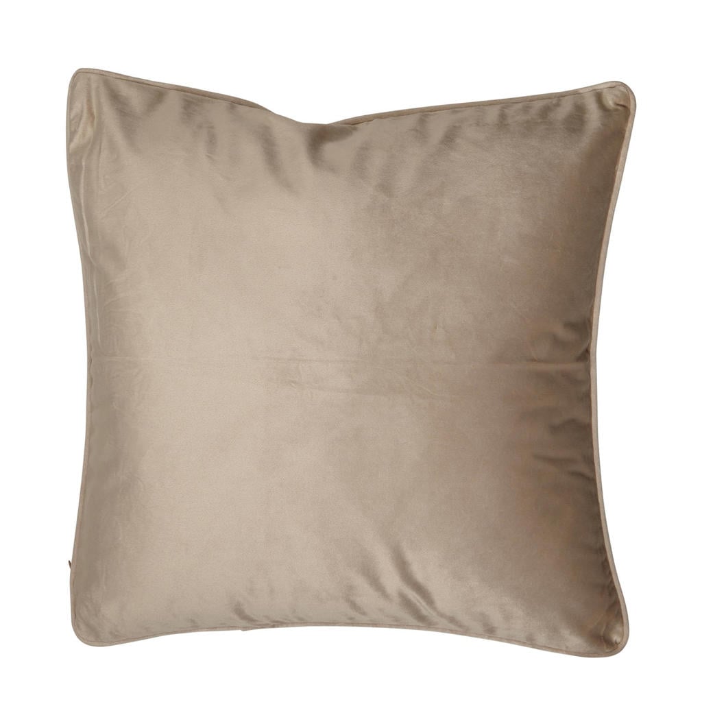 NOUS Living vierkante sierkussenhoes Bella 45x45 cm - zand