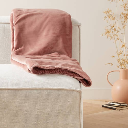 NOUS Living plaid Bidar (200x150 cm) - roze