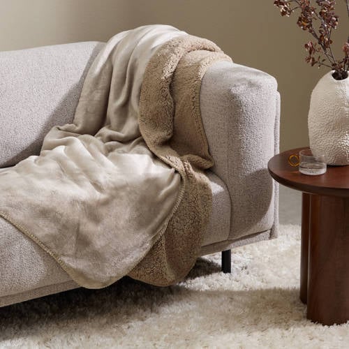 NOUS Living plaid Bidar (200x150 cm) - zand