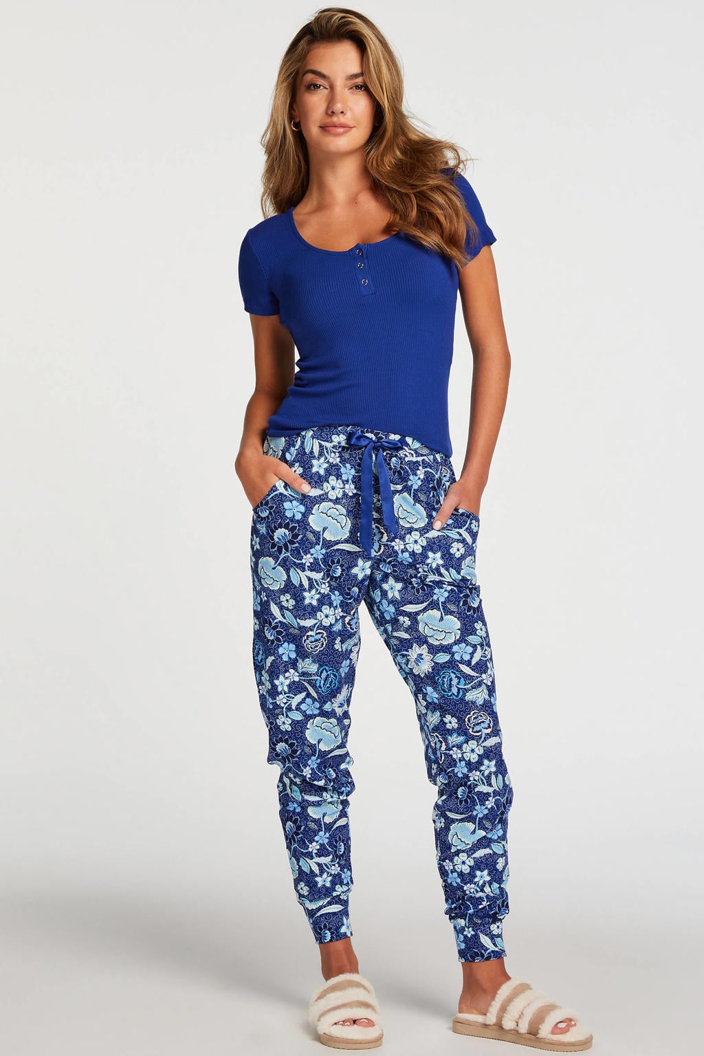 Hunkemöller pyjamabroek blauw