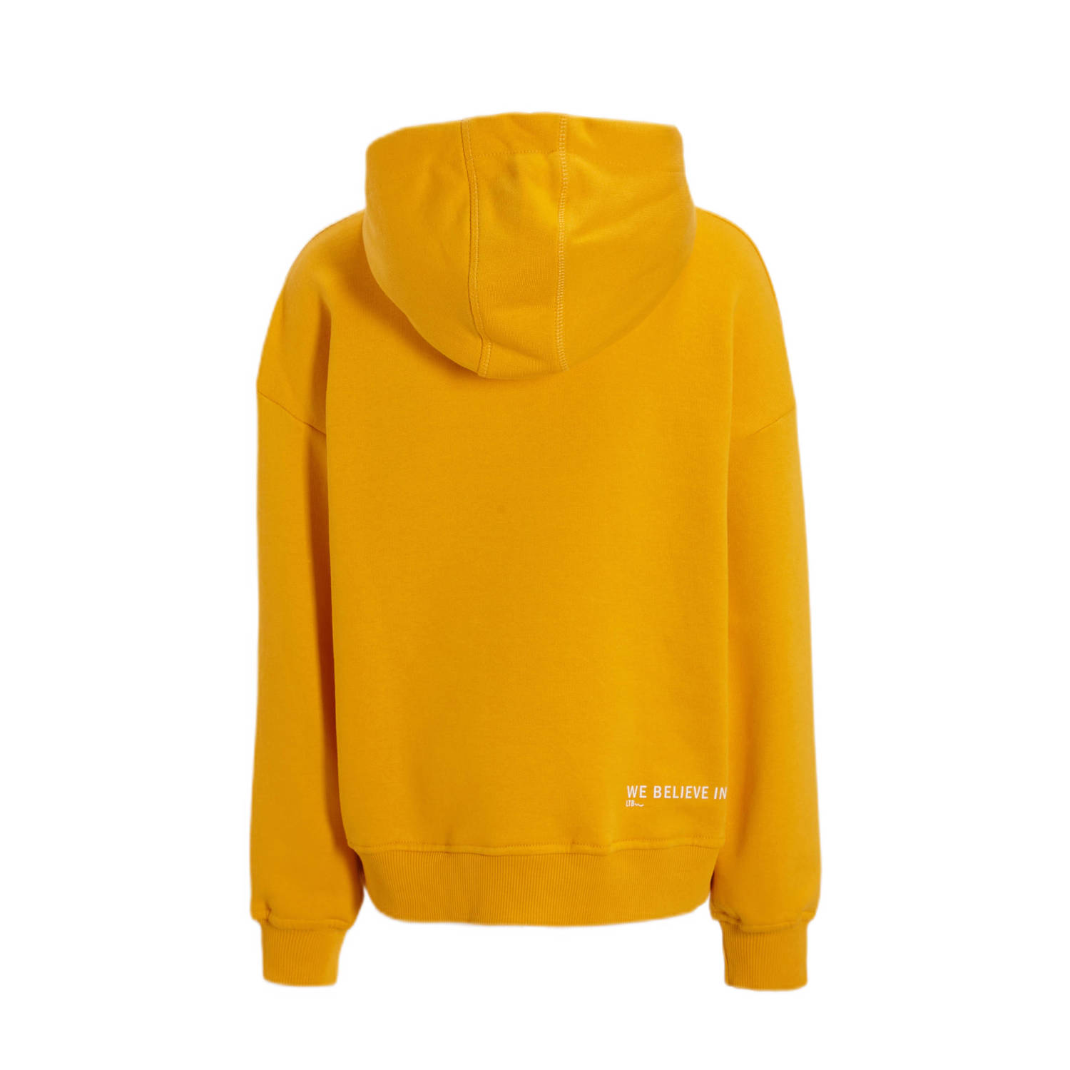 LTB hoodie SUMOYA met printopdruk goudgeel