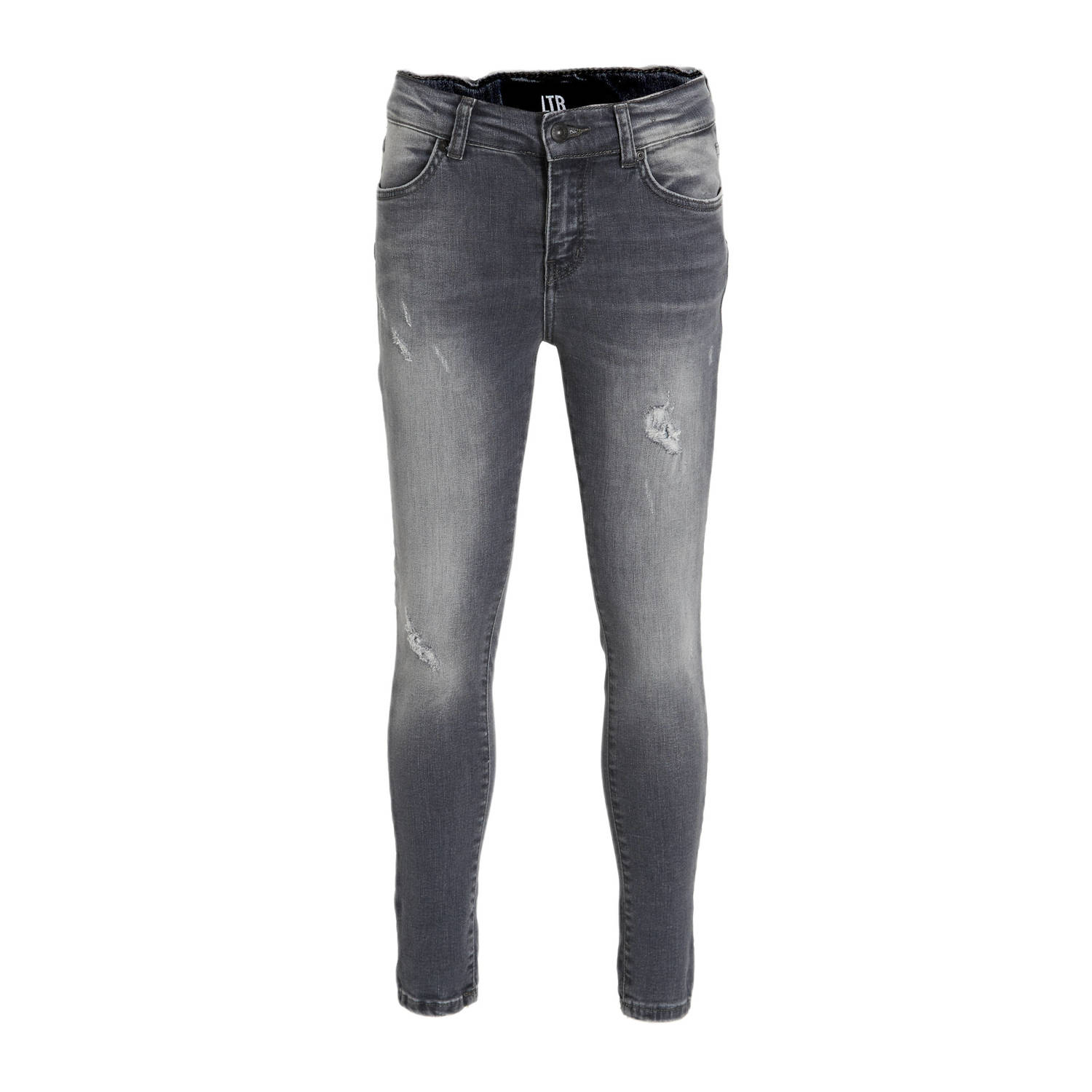 LTB skinny jeans Lonia G met slijtage grey fall wash