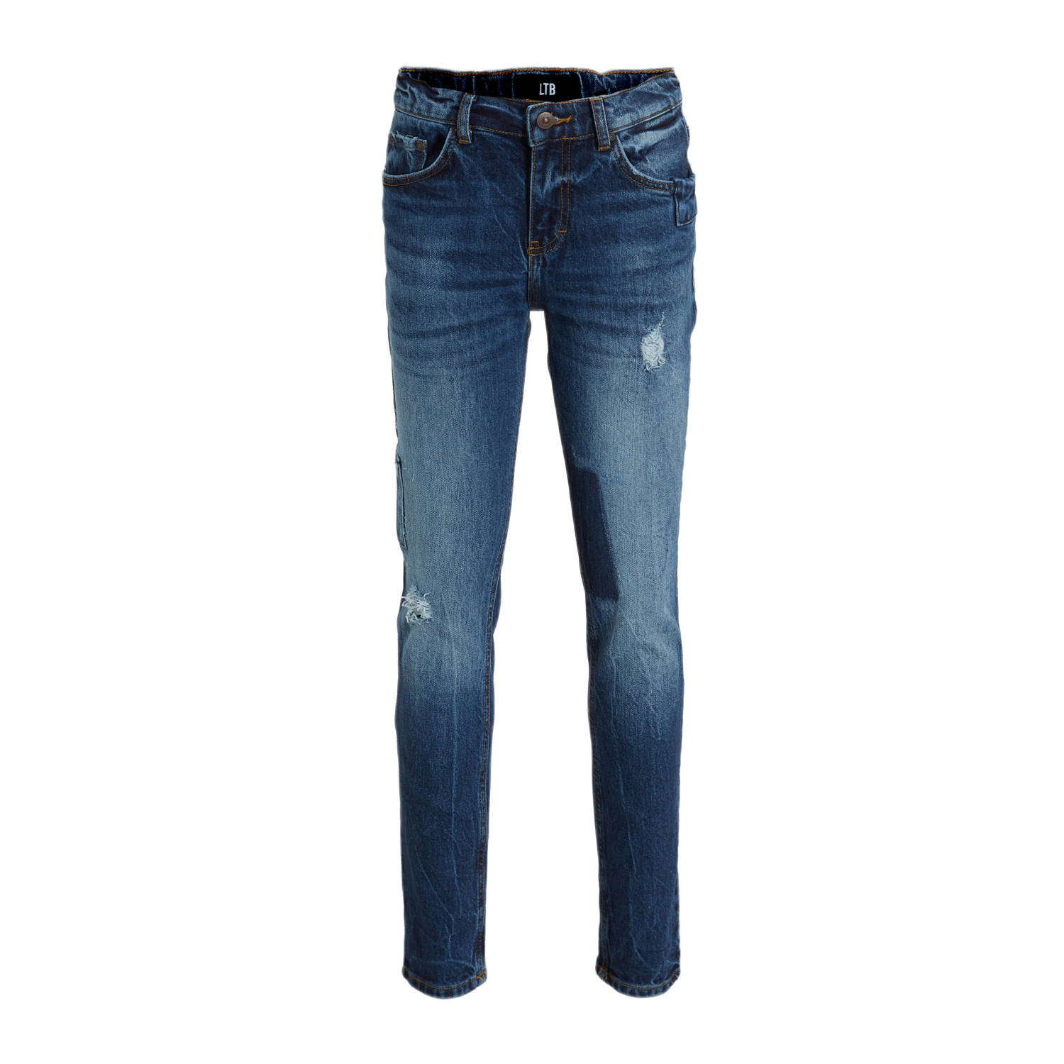 LTB slim fit jeans FREY X B aquilo wash Blauw Jongens Denim Effen 134