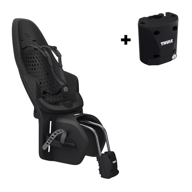 Thule Yepp 2 Maxi fietsstoeltje Frame Montage Agave + extra adapter |  wehkamp