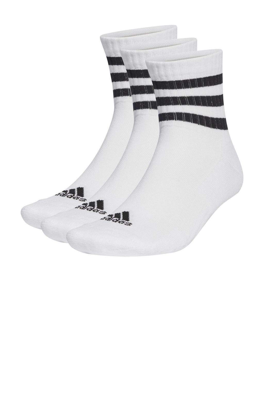 adidas Performance sokken - set van 3 wit/zwart