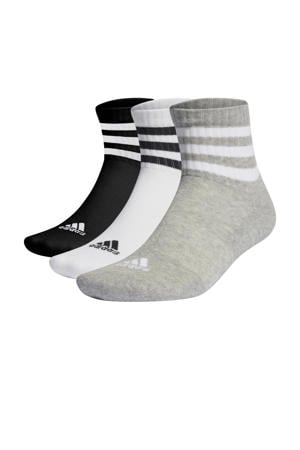 sokken - set van 3 zwart/wit/grijs