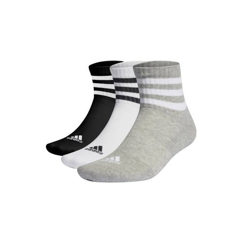adidas Performance sokken - set van 3 zwart/wit/grijs afbeelding