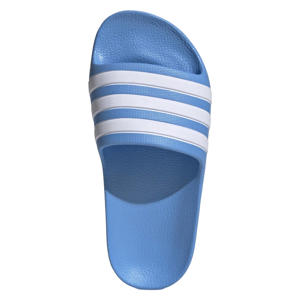 Adilette Aqua badslippers blauw/wit