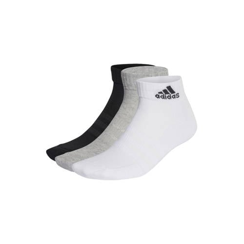 adidas Performance sokken - set van 3 zwart/grijs/wit afbeelding
