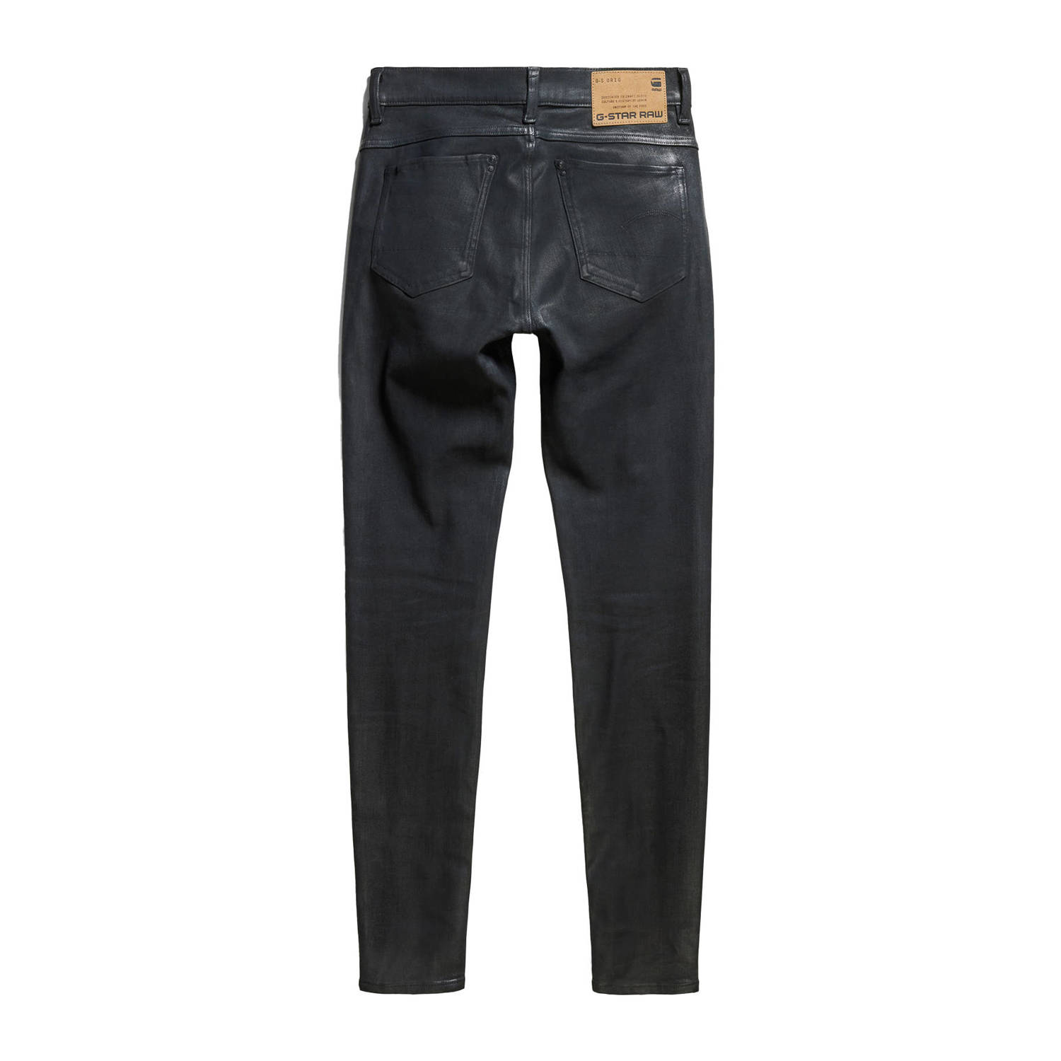 G-Star RAW Lhana coated jeans zwart
