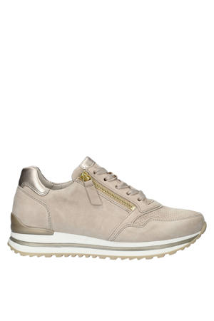 suède sneakers beige