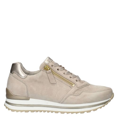 Gabor suède sneakers beige afbeelding