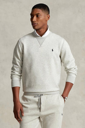 sweater met logo lt sport heather