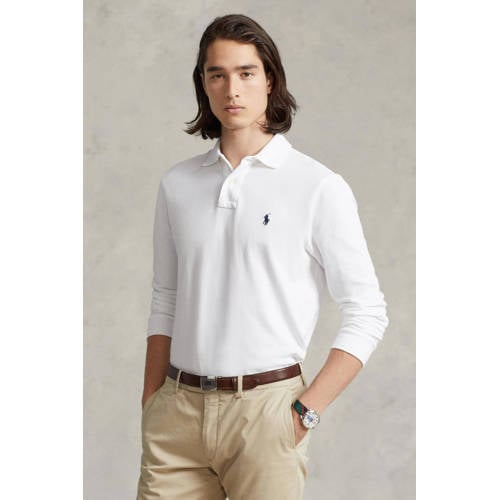 POLO Ralph Lauren custom slim fit polo white afbeelding
