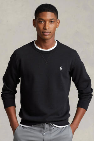 sweater met logo polo black