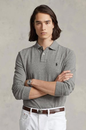 slim fit polo  canterbury heather