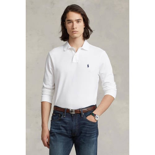 POLO Ralph Lauren slim fit polo white afbeelding