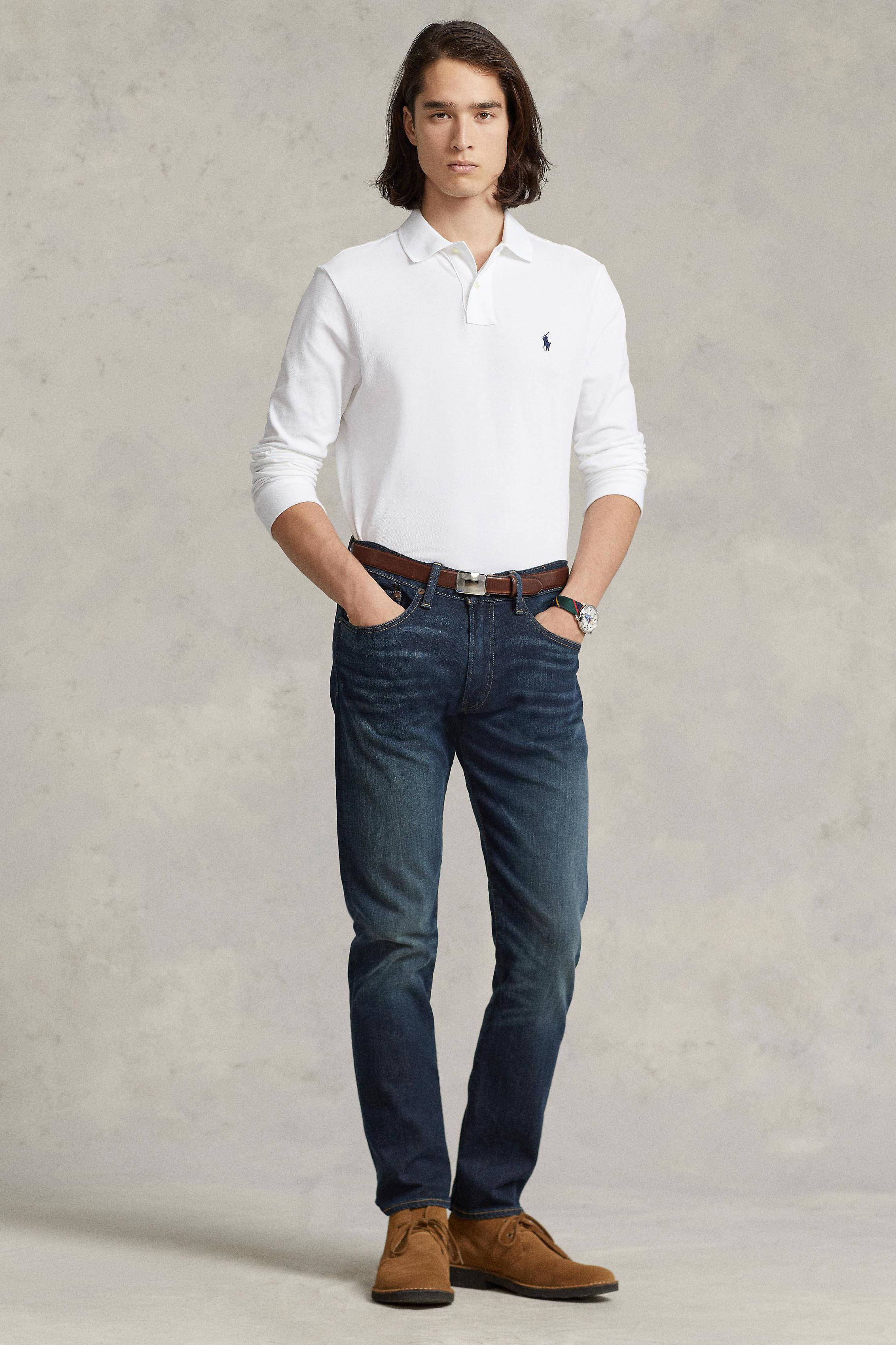Polo Ralph Lauren slim fit polo white | wehkamp