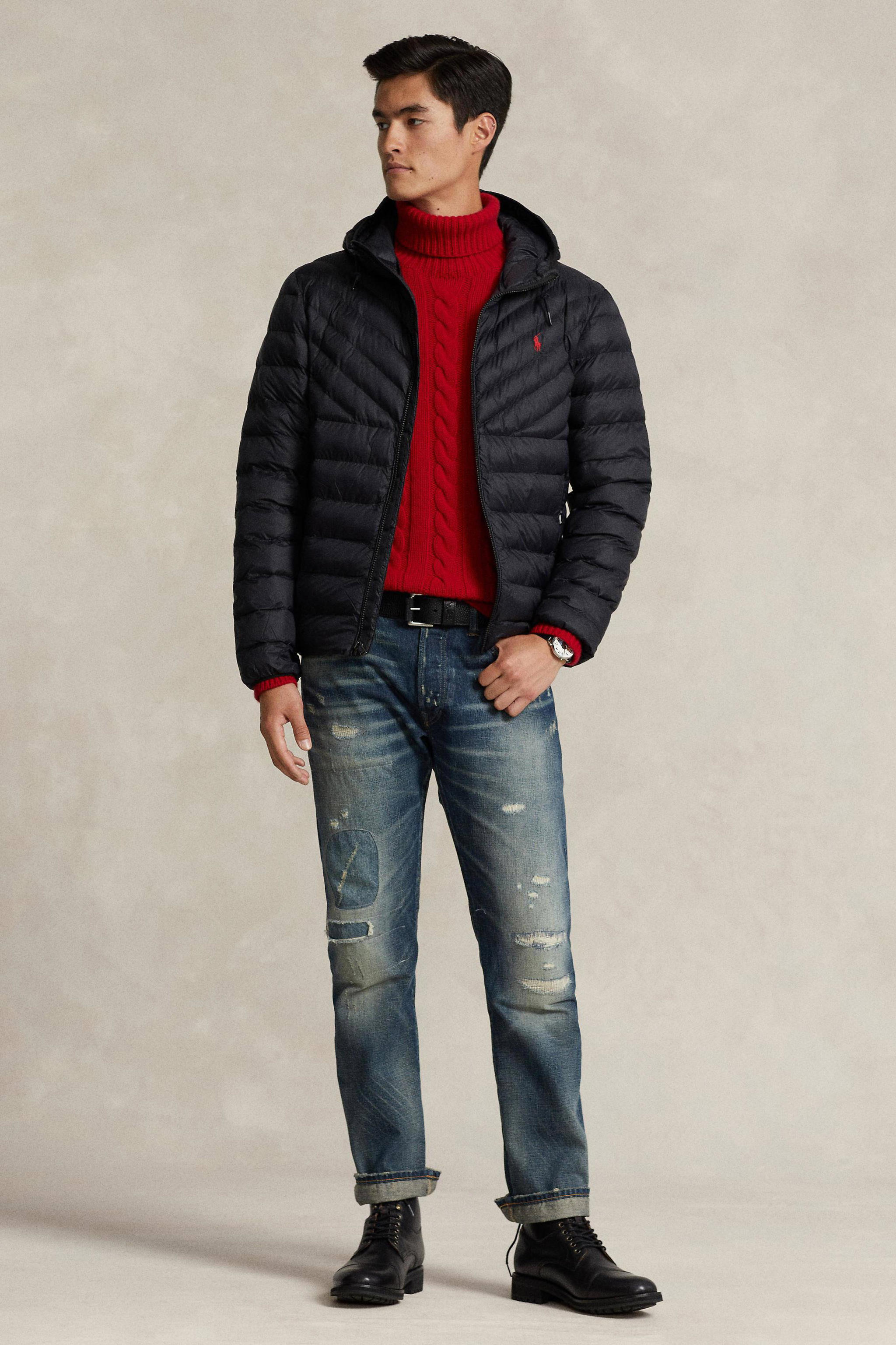 gewatteerde jas ralph lauren