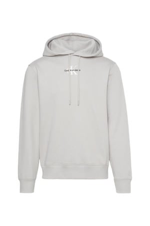 hoodie met logo porpoise grey