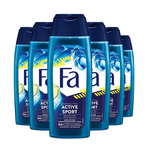 Wehkamp Fa Sport douchegel - 6 x 250 ml - voordeelverpakking aanbieding