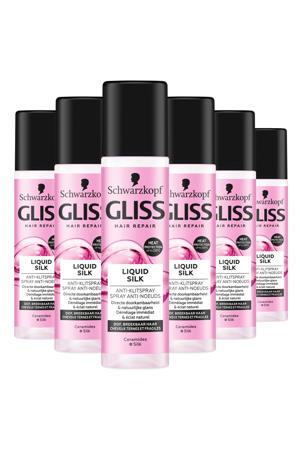 Liquid Silk Gloss Anti-klit spray - 6 x 200 ml - voordeelverpakking