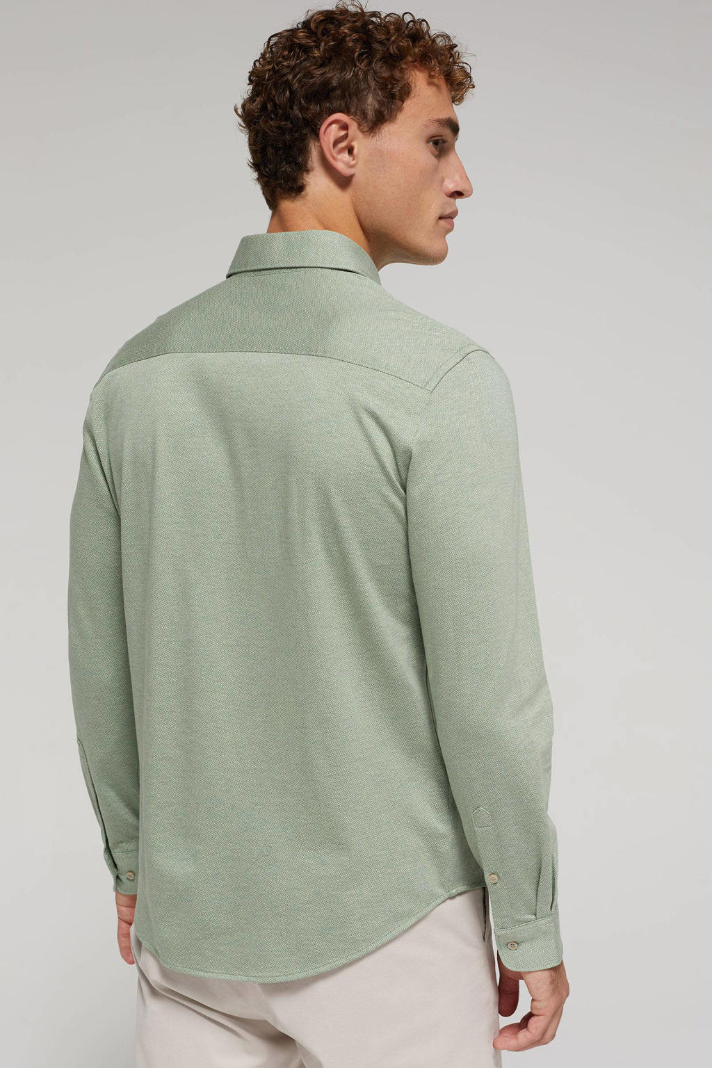 Wrangler Authentics Klassiek overhemd met korte mouwen van stof button-down voor heren, Chambray Donker, L