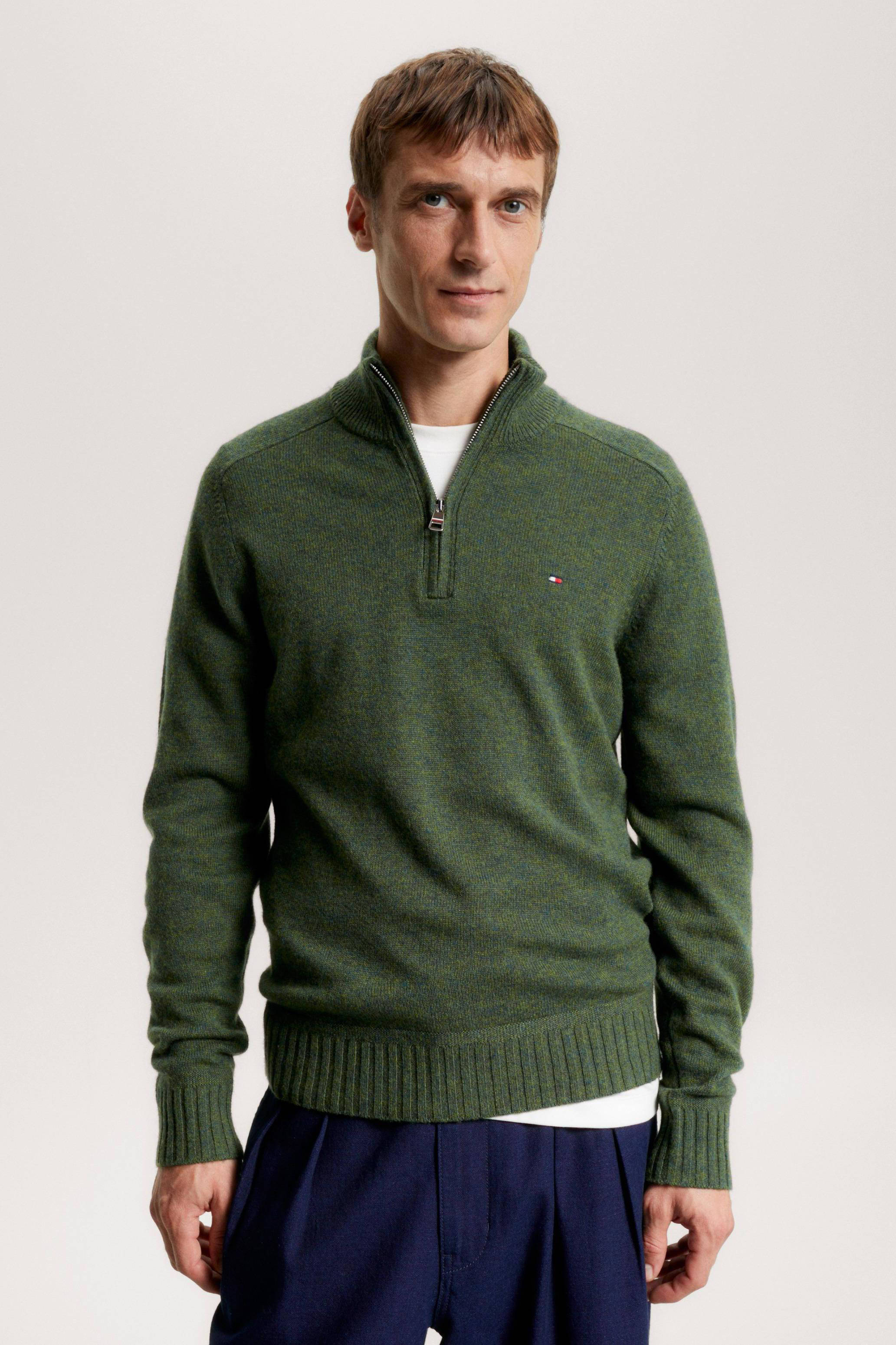 Groene tommy hilfiger online trui