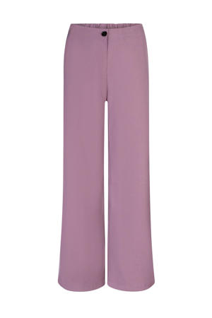 high waist straight fit pantalon Solange lila