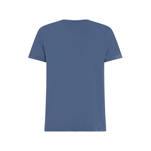 Tommy Hilfiger slim fit T-shirt met logo faded indigo