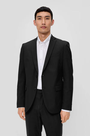 slim fit colbert zwart
