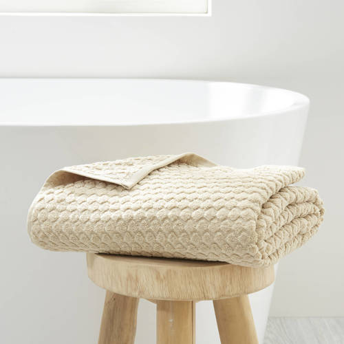 Wehkamp NOUS Living handdoek zand (140x70 cm) aanbieding