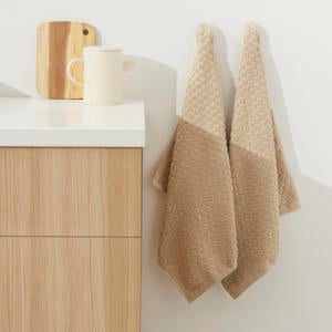 keukendoek zand (50x55 cm) (set van 2)