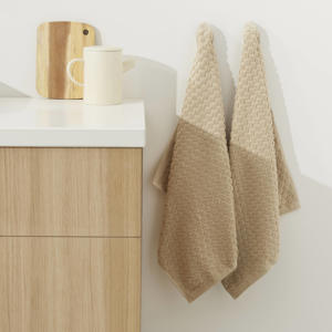 keukendoek zand (50x55 cm) (set van 2)
