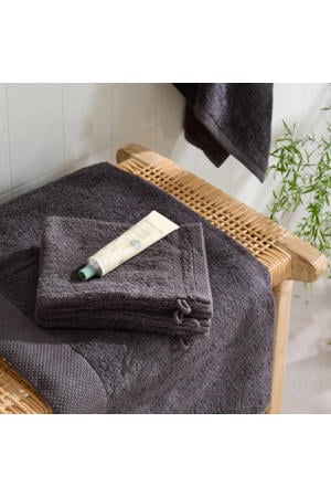 washand hotelkwaliteit antraciet (set van 4) (15x20 cm)